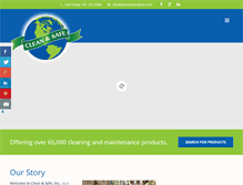 Tablet Screenshot of cleanandsafeinc.com